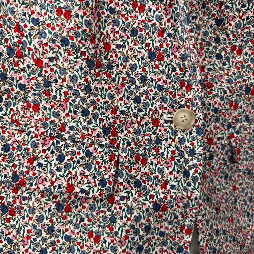 LOFT cotton modernFloral Blazer - Picture 8 of 13